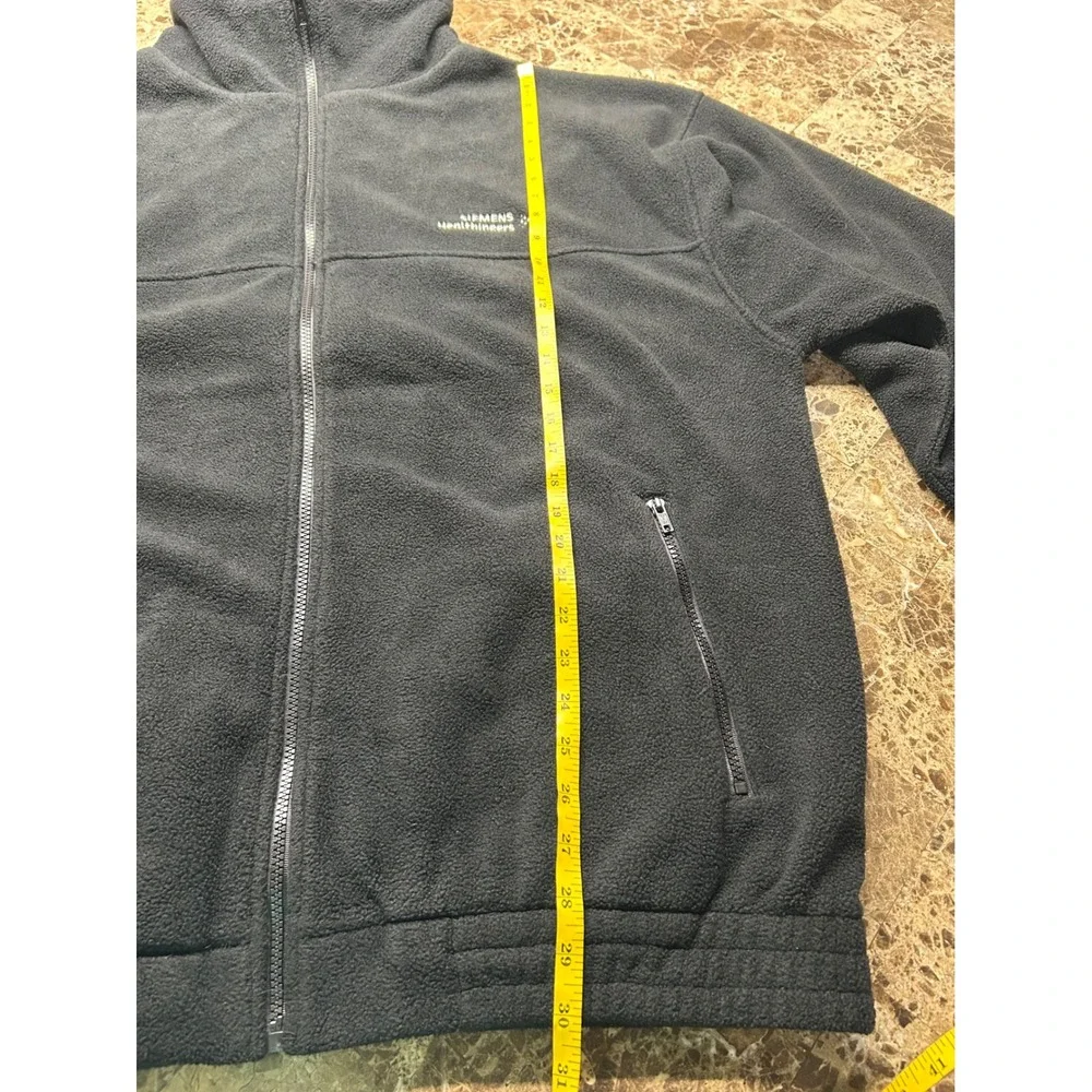 Tri-Mountain Mens Siemens Healthineers Fleece Jacket 3XLT Black Full Zip S7600